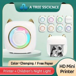 Compact and Wireless: Mini Portable Printer for Stickers, Labels and Photos!