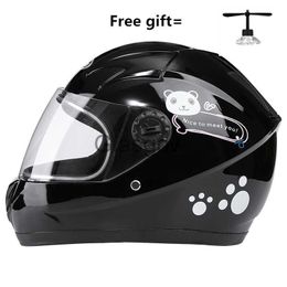Motorcycle Helmets 3 To 9 Olds Kids Motor Helmet Safety Full Face Motorcycle Helmet For Children Electromobile Casque Casco Capacete Moto Kask Ce x0731