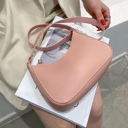 Evening Bags Women's Fashion Handbag Vintage Solid Color PU Leather Under Shoulder Bag Casual Hobo A Gift For Women