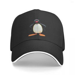 Ball Caps Pingu Family Cartoon Stand Dad Hats Pure Colour Women's Hat Sunprotection Baseball Peaked Cap