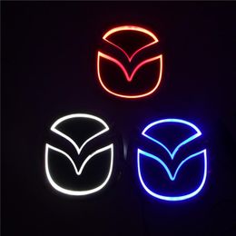 For MAZDA 2 MAZDA 3 6 8 MAZDA CX7 New 5D Auto standard Badge LOGO Lamp Special modified car logo LED light 10cm 8cm 12 0cm 9 55c230t