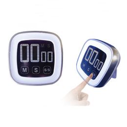 Timers Magnetic Digital Kitchen Cooking Timer with Touch Screen and Loud Alarm. Countdown Time Reminder minutes and seconds