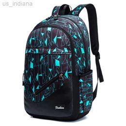 School Bags Children's printing school backpack large capacity orthopaedic school backpack boys and girls laptop backpack teenagers nylon school bag Z230801