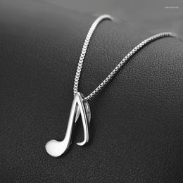 Chains 2023 Jewellery Fashion Trendy Personalised Note Necklace Woman Music Clavicle Gift