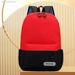 School Bags Ergonomic waterproof canvas backpack women's fashionable backpack travel shoulder bag with reflective straps Z230801