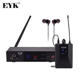 Other Electronics EYK IEM81 UHF Wireless In Ear Monitor System Single Channel 16 Frequencies Selecable Perfect for Singer Stage Performance DJ 230731