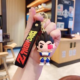 Wholesale supernatural cartoon doll keychain PVC material smooth touch vivid image bag hanging ornaments