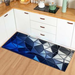 Carpets Kitchen Mat Home Entrance Doormat Bedroom Living Room Floor Decoration Carpet 3D Geometry Hallway Bathroom AntiSlip Rug Alfombra R230731