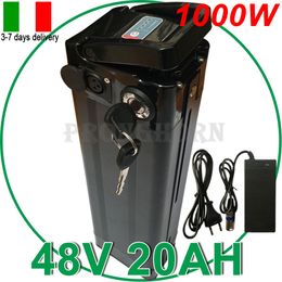 48V 8Ah 9Ah 10Ah 11Ah 12Ah 13Ah 15Ah 16Ah 20Ah Seat Tube Silver Fish Li-ion Battery For Electric Bike Bicycle Fiets Accu Akku 48V