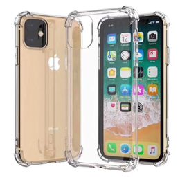 Mobile Phone Cases Case Skin For IPhone 15 14 Plus 13 12 11 Pro Max Xs Xr X 8 7 Plus Air Cushion Corner Transparent Clear Shockproof Soft Rubber Cover