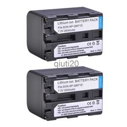 Camera Batteries 2600mah NP-QM71D QM71D Li-ion Battery for Sony Camcorder NP-QM70 QM71D NP-FM50 NP-FM30 NP-FM70 NP-FM71 NP-FM90 Camera x0731