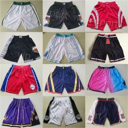 Man Basketball Pant For Sport Fans Western Eastern Running Shorts Elastic Waist Casual Drawstring Wear Sweatpants HipPop Short Fitness Team Embroidery Kyle Lowry