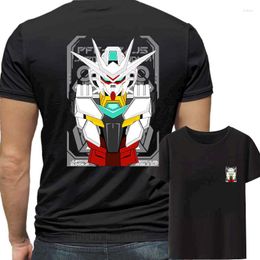 Men's T Shirts Mobile Suit Gundam Robot Graphic Cotton Shirt Men Clothing High Quality Y2k Anime Gendam Classic Wing