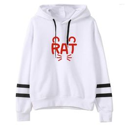 Men's Hoodies Hakos Baelz Vtuber Hoodie Sweatshirts Printed Autumn Winter Letter Pullovers Logo 2023 Fashion Clothes