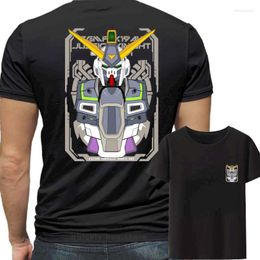 Men's T Shirts Mobile Suit Gundam Wing Anime T-shirt High Quality T-shirts Gendam Classic Y2k European Clothing Graphic Cotton