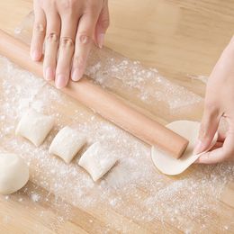 Rolling Pins Pastry Boards 1Pc Wooden Pin Make Pasta Dumplings Fondant Biscuit Cake Tools Roll Dough Roller Kitchen 230731