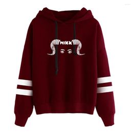 Men's Hoodies Justaminx Merch Cool Hoodie Sweatshirts Printed Autumn Winter Women Men Streetwear Pullovers