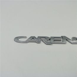 For Kia CARENS Rear Trunk Chrome 3D Letter Badge Emblem Auto Tail Sticker225d