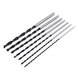 7pc X Long Wood Drill Bit Set 4mm 5mm 6mm 7mm 8mm 10mm 12mm 300mm Brad Point Professional Bits296o