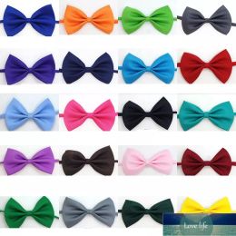 Adjustable Pet Dog Bow Tie Neck Accessory Necklace Collar Puppy Bright Colour Pet Bow Mix Colour High Quality