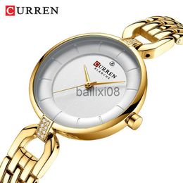 Other Watches CURREN Women Watches Quartz Watches Stainless Steel Clock Ladies Wristwatch Top Brand Luxury Watches Women Relogios feminino J230728