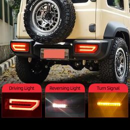 2Pcs LED reflector Tail Lamp for Suzuki JIMNY 2019 2020 2021 2022 Taillight Rear Lamp Parking Brake light Flow Turn Signal243i