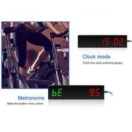 Timers LED Interval Timer Wall Mounted Digital Countdown Wireless Control Aluminium Alloy with Adhesive for Exercise Fitness