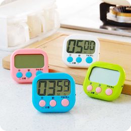 Timers Kitchen Timer Magnetic Digital Countdown Timer Alarm with Stand White Kitchen Practical Cooking Clock Study Timer Earnings