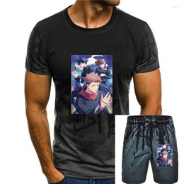 Men's Tracksuits 2023 Jujutsu Kaisen T Shirt Men Kawaii Tops Cartoon T-shirt Karate Graphic Tees Fashion Tee Unisex Harajuku Male