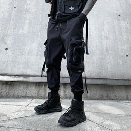 Men's Pants Unisex Functional Multi-Pocket Overalls Tactical Military Jogger Cargo For 'Clothing Harajuku Hiphop Streetwear