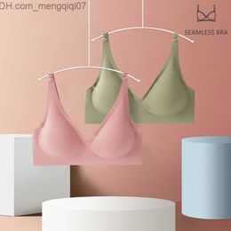 Maternity Intimates Seamless Women's Strapless Underwear Removable Pad Bralette One Piece Silk Free Comfort Bra Sexy Bra Z230731