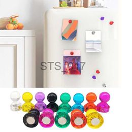 Fridge Magnets Color Powerful Refrigerator Magnet Photo Information Pushpin Decoration Tool Mini Whiteboard Pushpin x0731