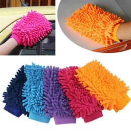 15 22cm Automotive Car Cleaning Car Brush Cleaner Wool Soft Car Washing Gloves Cleaning Brush Motorcycle Washer Care Styling332P