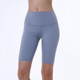 Active Shorts 2023 Women High Waisted Nylon Spandex Fitness Biker With Pockets On Sale
