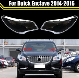 Head Lamp Light Case For Buick Enclave 2014-2016 Car Front Headlight Cover Lampshade Glass Lampcover Caps Headlamp Shell