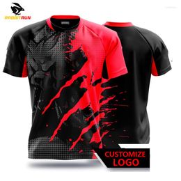 Men's T Shirts T-shirts For Men Quick-Drying Tees Shirt Uniforms Game Competition Clothing Printed Boys Breathable Sport