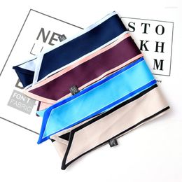 Scarves 100cm 6cm Small Color Matching Ribbon Silk Spring Summer Handbags Scarf Women Skinny