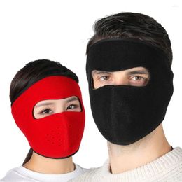 Bandanas Winter Windproof Balaclava Mask Fleece Sport Bandana Neck Warmer Skiing Snowboard Fishing Running Scarf Women Men Ear