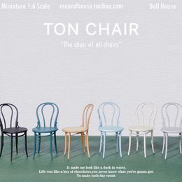 Tools Workshop 1/6 doll house model furniture accessories mini model Specially made dining chair 230731