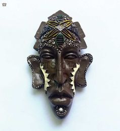 Fridge Magnets African Indigenous People Indonesia World Tourism Commemorative Refrigerator Magnet 3D Resin Refrigerator Magnet for Home Decor x0731