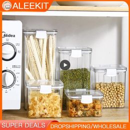 Storage Bottles Cereal Container Sealed Ring For Bulk Cereals Jars Food Preservation Box Kitchen