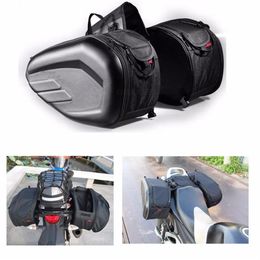 Waterproof Motorcycle Saddle Bag trunk side SaddleBag Oxford Fabric luggage bags Moto Helmet Riding Travel Bags3169