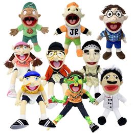 Puppets 1/2/4pcs Jeffy Hand Puppet Feebee Rapper Zombie Plush Doll Toy Talk Show Muppet Parent-child Activity Playhouse Gift for Kids 230729