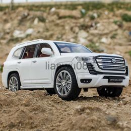 Diecast Model Cars 124 Toyota LAND CRUISER LC300 Prado SUV Alloy Car Model Diecast Metal Toy Offroad Vehicles Car Model Simulation Childrens Gift x0731