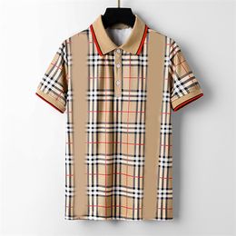 Fashion Men's Polos Summer Men Women Tshirt Designers Short Sleeve Casual Shirts Hip Hop Streetwear Lapel T Shirt Tees Mens Clothing 02