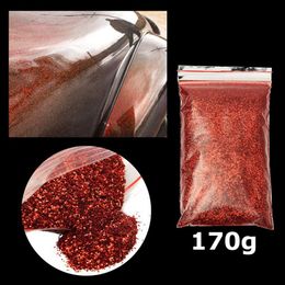 Gold Black Blue Shiny Metal Flake for Car Auto 170g PET 0 4mm Silver Red Glitter Bike Paint Additive Decor Power274v