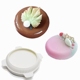 Cake Tools 1set Round Eclipse Silicone Mould for Mousses Ice Cream Chiffon Cakes Baking Pan Decorating Accessories Bakeware 230731