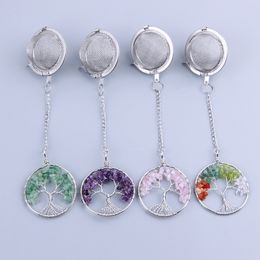 Crystal Life Tree Mesh Tea Strainers Tea Ball Philtre Strainers Tea Infuser Teaware Accessories