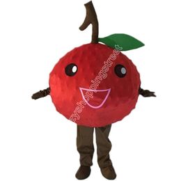 Festival Dress Red Fruit Litchi Props Mascot Costume Cartoon theme fancy dress Ad Apparel costume Play dress