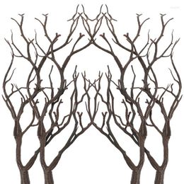 Decorative Flowers 4pcs Artificial Branches Dried Antlers Tree Plant Twigs DIY Party Fake Wedding Xmas Decor